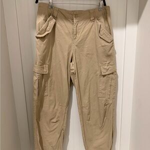 Women’s Baggy Tan Cargo Pants